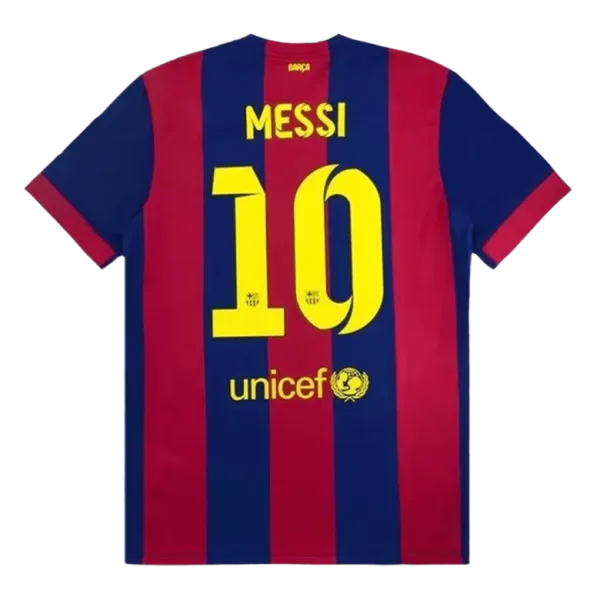 Vintage Soccer Jersey MESSI #10 Barcelona Home 2014/15