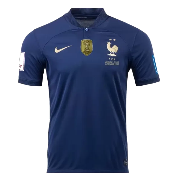 France Home Jersey World Cup 2022 - Final Edition