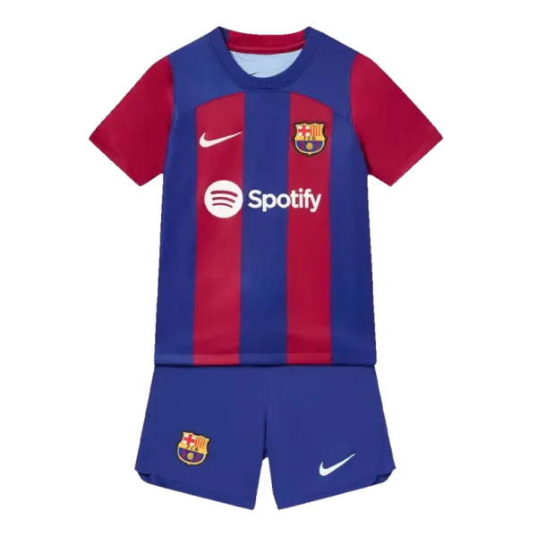 Barcelona Home Kids Jerseys Full Kit 2023/24