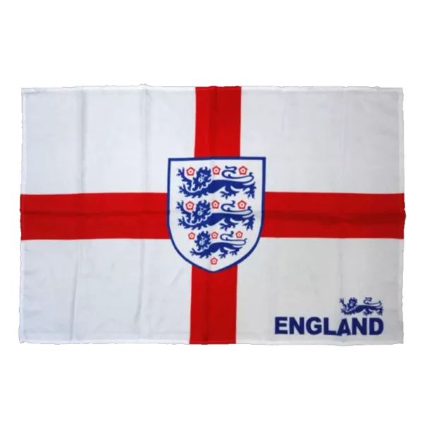 England Team Flag White