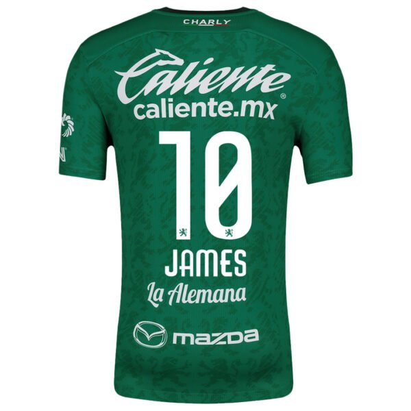 JAMES #10 Club León Home Soccer Jersey 2024/25