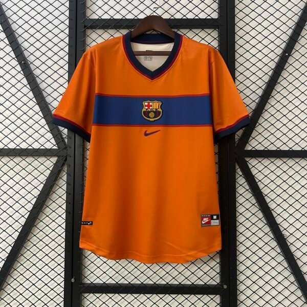 Barcelona 98/99 third away soccer jerseys retro