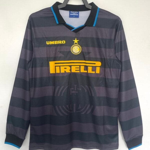 Retro Inter Milano 1997-1998 second away Long Sleeve