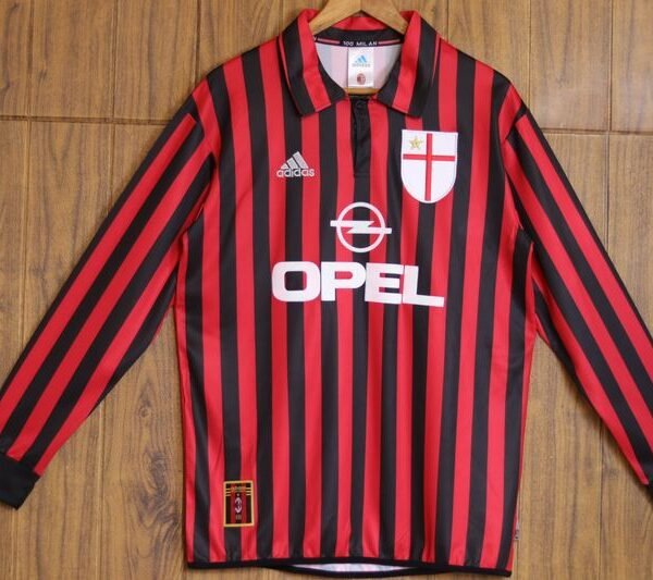 Retro AC Milan 1999-2000 home Long Sleeve