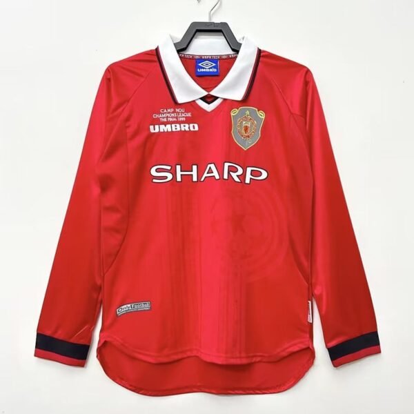 Retro Manchester United 1999-2000 home Long Sleeve