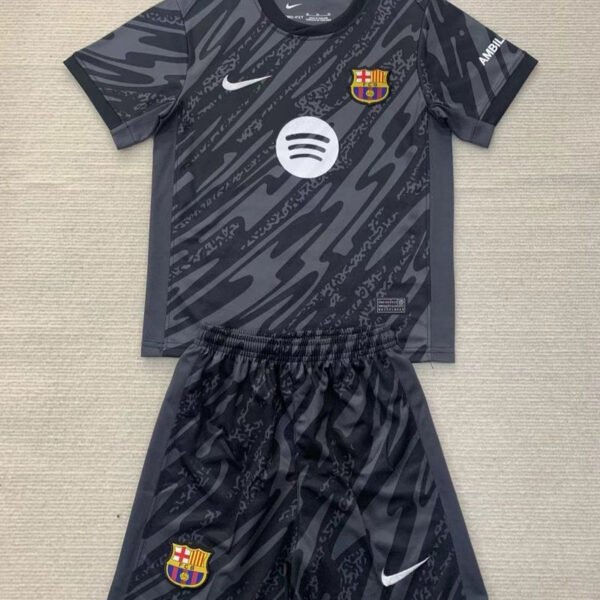 Kid Size FC Barcelona black Goalkeeper