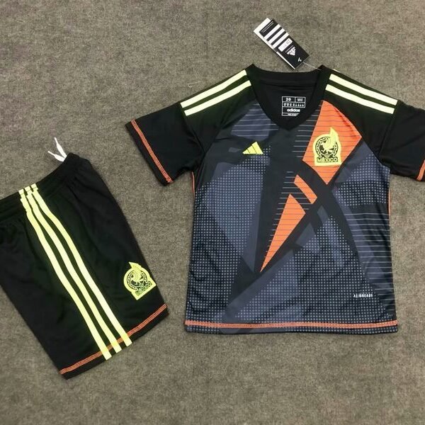 Kid Size Mexico national 2024 black Goalkeeper