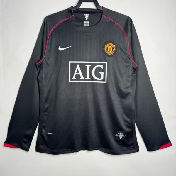 Retro Manchester United 2007-2008 away Long Sleeve