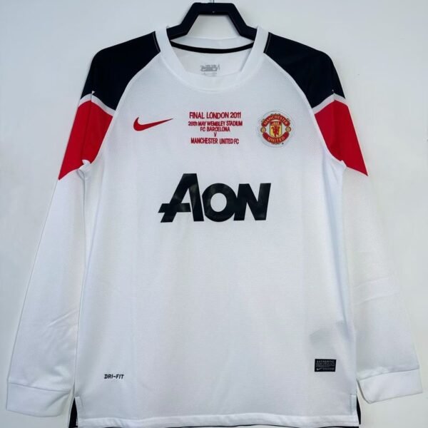 Retro Manchester United 2010-2011 away Long Sleeve