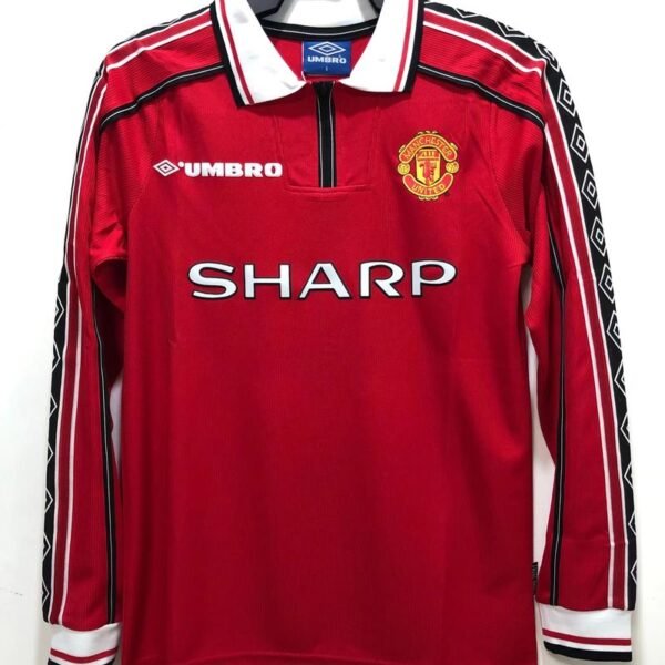 Retro Manchester United 1998 home Long Sleeve