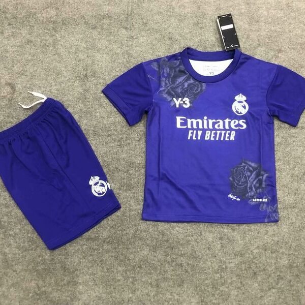 Kid Size Real Madrid Y3 purple