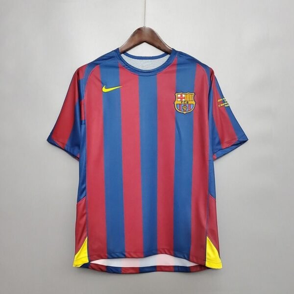 Retro FC Barcelona 2005-2006 home UCL edition