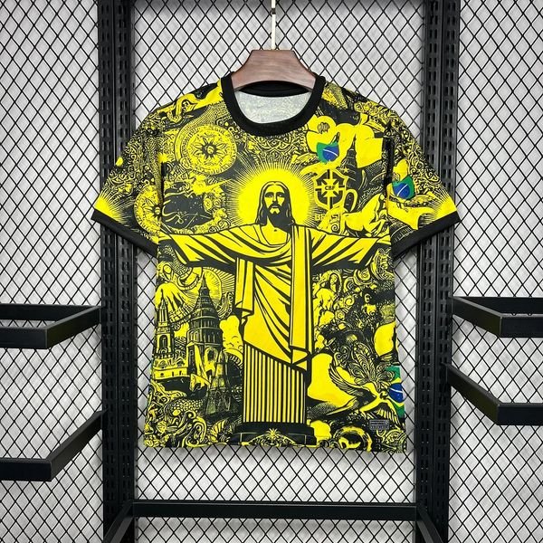Brazil national 2024-2025 special edition jesus yellow
