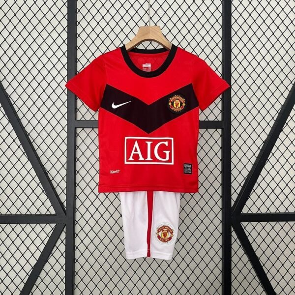 Retro Kid Size Manchester United 2009-2010 home game