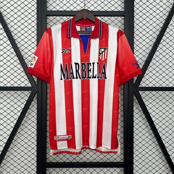 Retro Atletico Madrid 1998-1999 home game