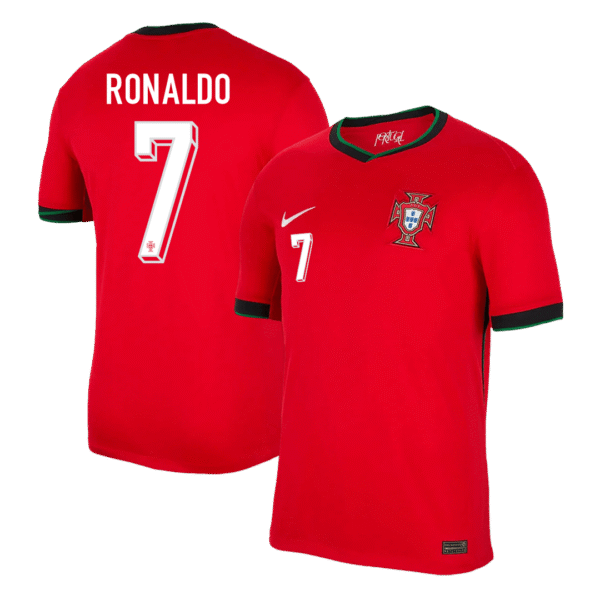 RONALDO #7 Portugal Home Soccer Jersey EURO