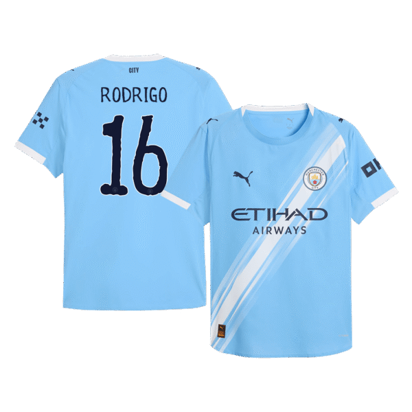 RODRIGO #16 Manchester City Home Player Version Jersey World Cup 2025/26 - Club World Cup