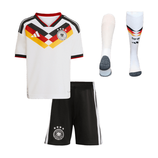 Germany Home World Cup Kids Soccer Jerseys Full Kit 2026