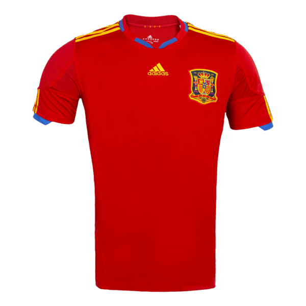 Retro Soccer Jersey Spain Home World Cup 2010