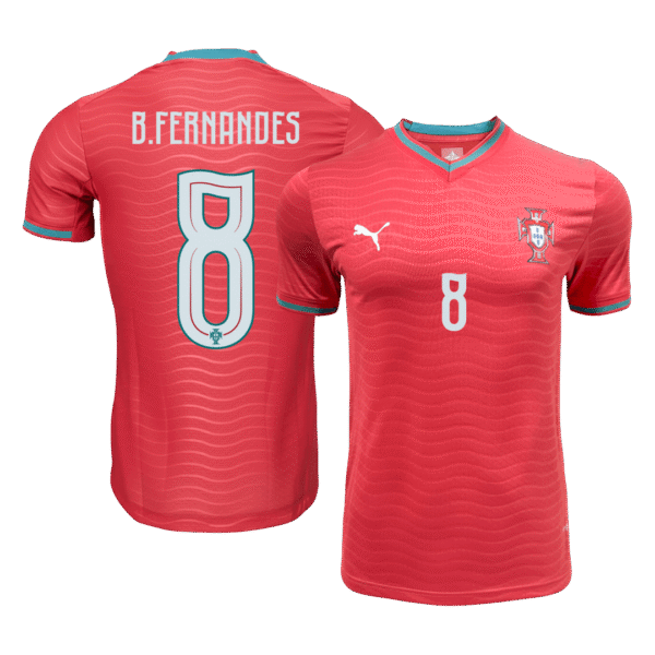 B.FERNANDES #8 Portugal Home Player Version Jersey World Cup 2026