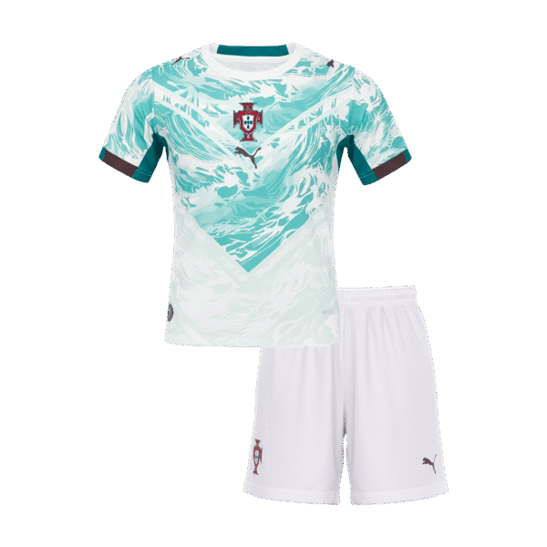 Portugal Away World Cup Kids Soccer Jerseys Kit 2026