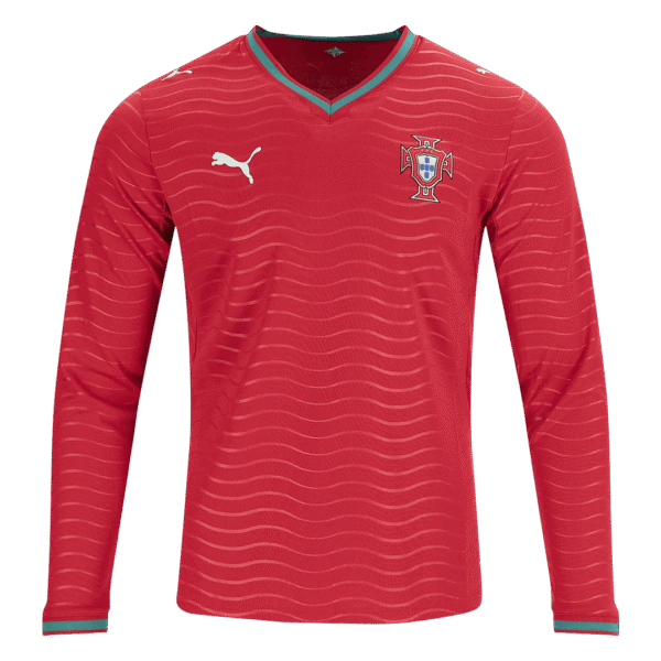 Portugal Home Long Sleeve Player Version Jersey World Cup 2026