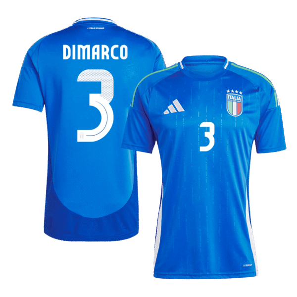 DIMARCO #3 Italy Home Soccer Jersey EURO