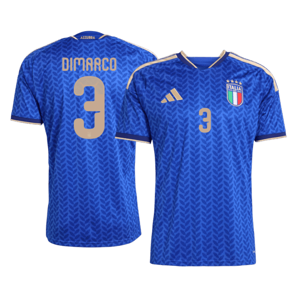 DIMARCO #3 Italy Home Soccer Jersey World Cup 2026