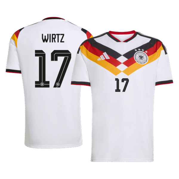 WIRTZ #17 Germany Home Soccer Jersey World Cup 2026