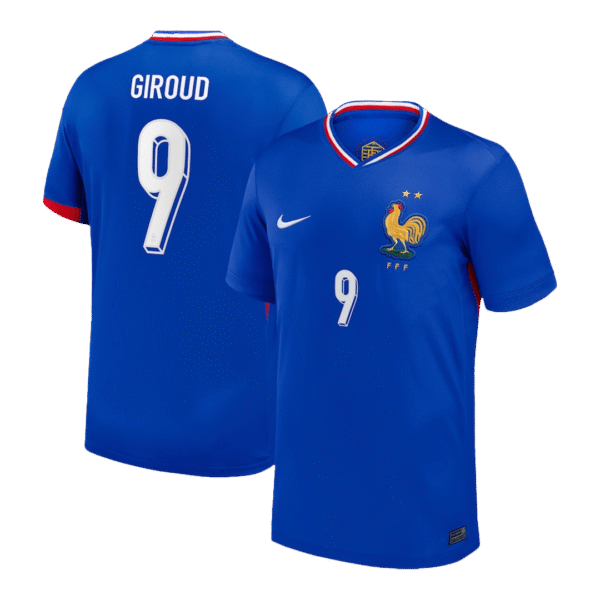 GIROUD #9 France Home Soccer Jersey EURO