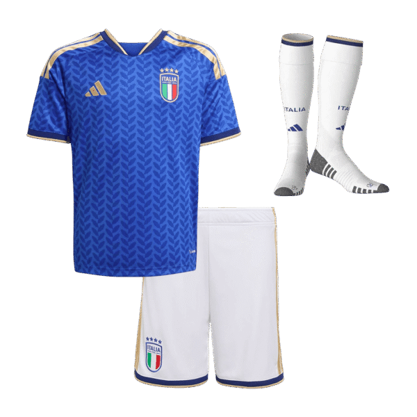 Italy Home Kids Soccer Jerseys Full Kit World Cup 2026