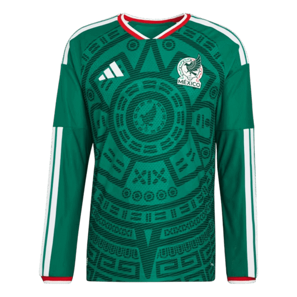 Mexico Home Long Sleeve Player Version Jersey World Cup 2026
