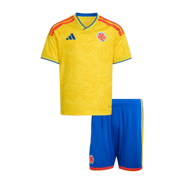Colombia Home World Cup Kids Soccer Jerseys Kit 2026