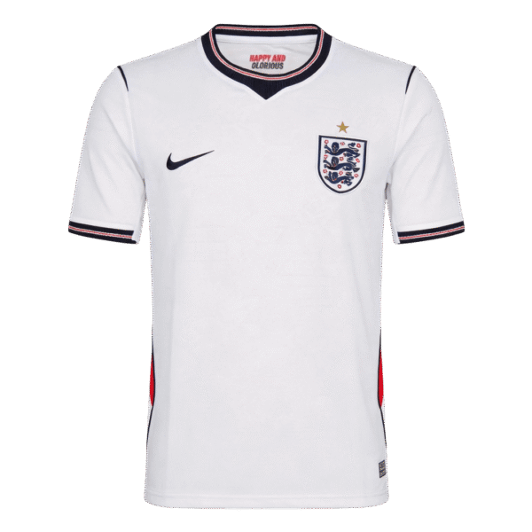 England Home Soccer Jersey World Cup 2026