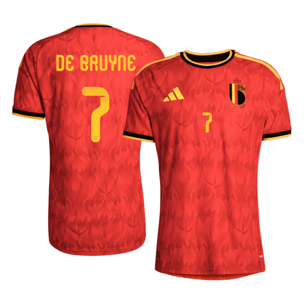 DE BRUYNE #7 Belgium Home Player Version Jersey World Cup 2026