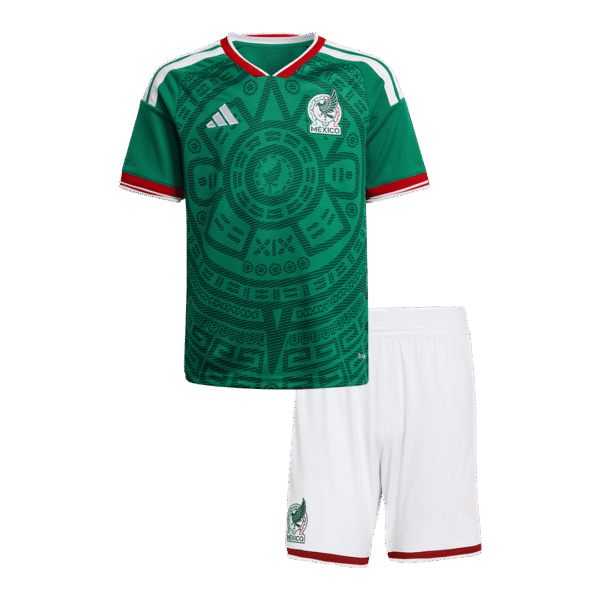 Mexico Home Kids Soccer Jerseys Kit World Cup 2026