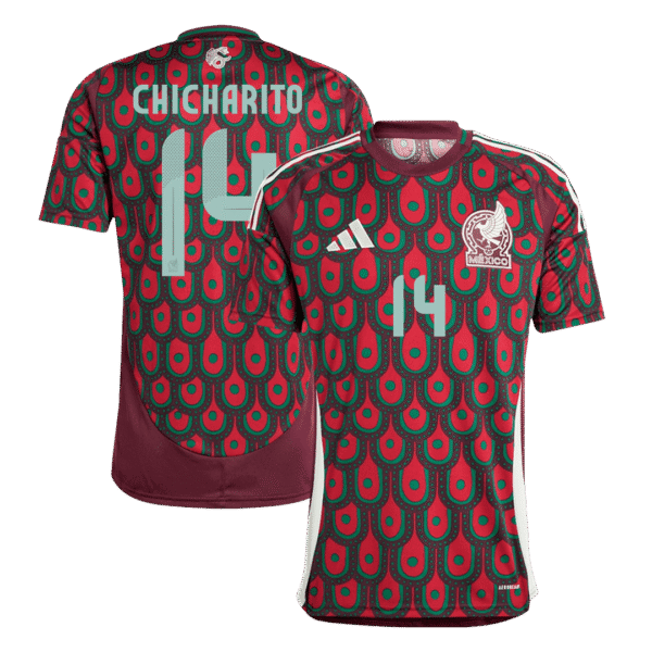 CHICHARITO #14 Mexico Home Soccer Jersey Copa America