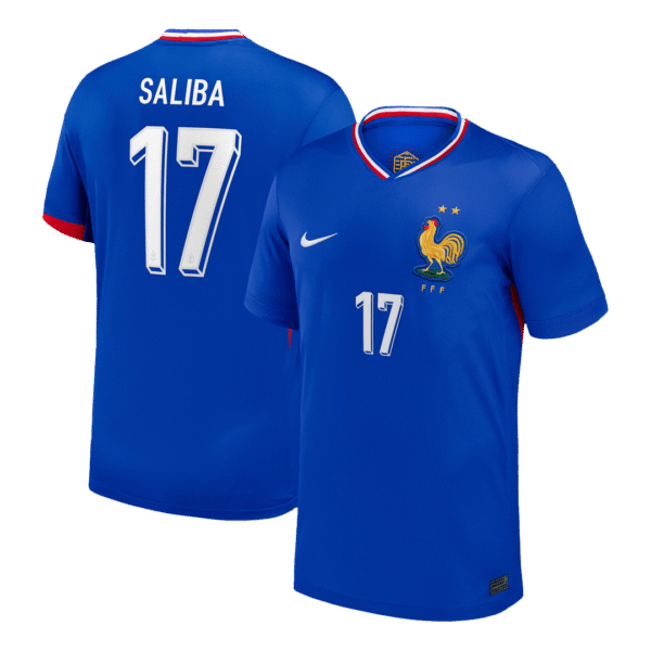SALIBA #17 France Home Soccer Jersey