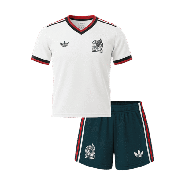 Mexico Away World Cup Kids Soccer Jerseys Kit 2026